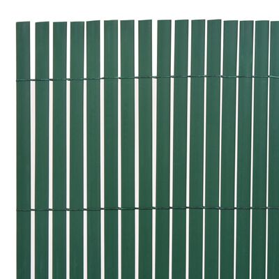 vidaXL Recinzione da Giardino a Doppio Lato 110x500 cm Verde