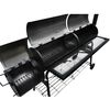 vidaXL Barbecue con Affumicatore Nevada XL Nero
