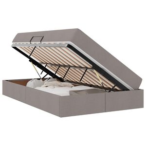 vidaXL Letto con contenitore e materasso Talpa 120 x 190 cm Poliestere