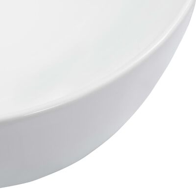 vidaXL Lavandino 42,5x42,5x14,5 cm in Ceramica Bianco
