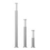 vidaXL Lampioni da Giardino 3 pz Impermeabili in Acciaio Inox