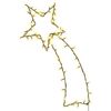 vidaXL Luci di Natale Stella Cadente Silhouette 80 LED Bianco Caldo