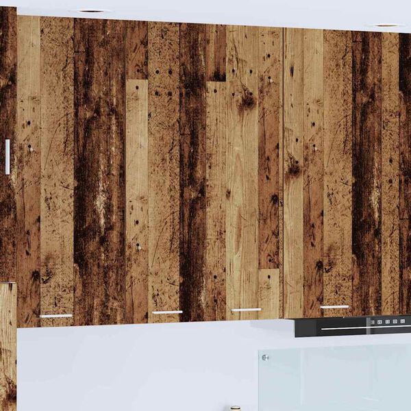 vidaXL Armadio pensile con porta Legno vecchio 60 x 31 x 100 cm