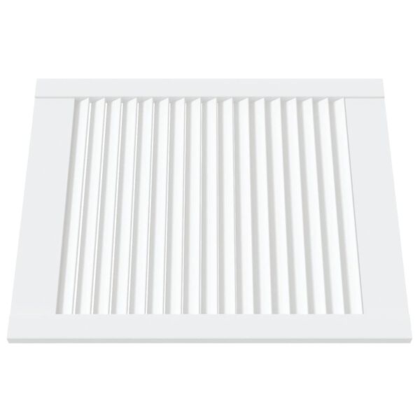 vidaXL Ante a Lamelle 4 pz Bianche 61,5x49,4 cm in Legno di Pino