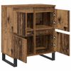 vidaXL Credenza 2 pcs Legno vecchio 60 x 35 x 70 cm