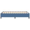 vidaXL Letto a molle Blu 120 x 190 cm Tessuto in velluto a coste