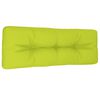 vidaXL Cuscino per Pallet Verde Brillante 120x40x12 cm in Tessuto