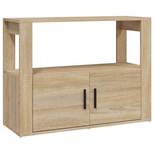 vidaXL Credenza Rovere Sonoma 80x30x60 cm in Legno Multistrato