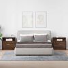 vidaXL Comodini con Cassetto 2 pz Rovere Marrone 51x31x47 cm