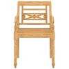 vidaXL Set Divani da Giardino 4 pz in Legno Massello di Teak