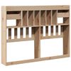 vidaXL Testiera con Ripiani 160 cm in Legno Massello di Pino