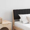 vidaXL Testiera imbottita Nero 180 cm Pino massello