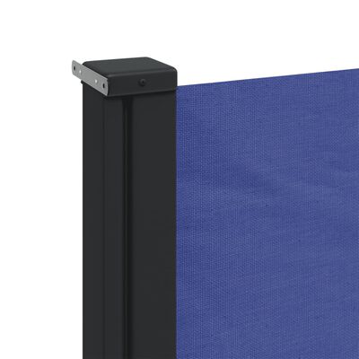vidaXL Tenda da Sole Laterale Retrattile Blu 160x600 cm