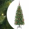 vidaXL Albero di Natale artificiale Verde 150 cm PE e PVC