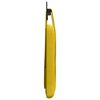 vidaXL Testata appesa Giallo 110 x 55 x 5 cm Velluto