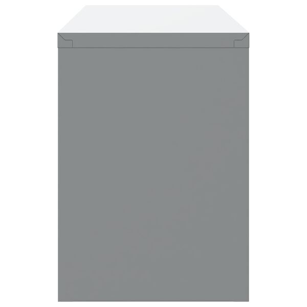 vidaXL Set di mobili da lavoro con archiviazione 10 pcs Rosso