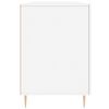 vidaXL Scrivania Bianca 140x50x75 cm in Legno Multistrato