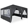 vidaXL Tenda Party Antracite 400 x 400 x 266 cm Polietilene