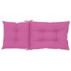vidaXL Cuscini per Sedie 2 pz Rosa 120x50x7 cm in Tessuto