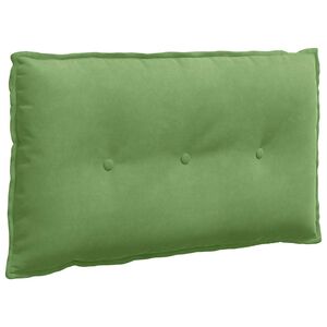 vidaXL Cuscino per Schiena Verde chiaro 80 x 50 cm Tessuto in Cords