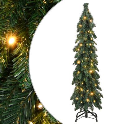 vidaXL Albero di Natale Artificiale Preilluminato con 60 LED 120 cm