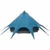 vidaXL Tenda Teepee con tetto Blu e Grigio 600 x 600 x 347 cm