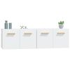 vidaXL Mobili Parete 2 pz Bianco 60x36,5x35 cm Legno Multistrato
