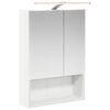 vidaXL Mobiletto per specchio da bagno Bianco 50 x 14,5 x 70 cm