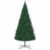 vidaXL Albero di Natale con luci a corde decorative Verde 400 cm PVC