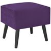vidaXL Comodino Viola Scuro 40x35x40 cm in Velluto