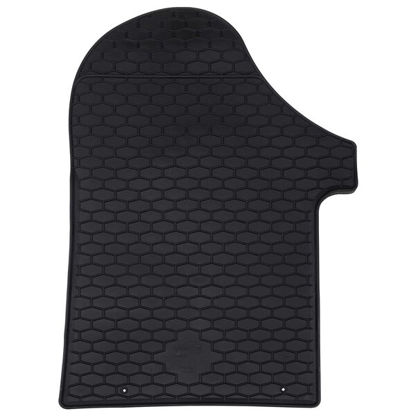 vidaXL Tappetino per Auto 2 pcs Nero TPE