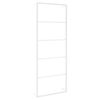 vidaXL Portasciugamani Bianco 45x10x115 cm Acciaio