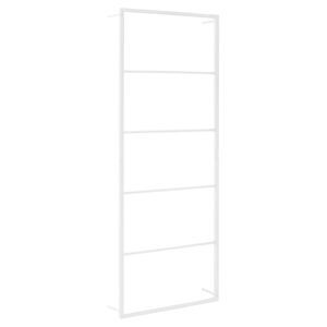 vidaXL Portasciugamani Bianco 45x10x115 cm Acciaio