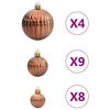 vidaXL Palline di Natale 98 pz Marroni &Oslash;3/4/6 cm