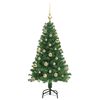vidaXL Albero di Natale artificiale con 150 LED Verde 120 cm