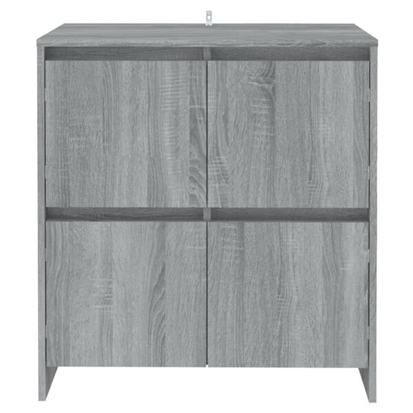 vidaXL Credenza Grigio Sonoma 70x41x75 cm in Truciolato