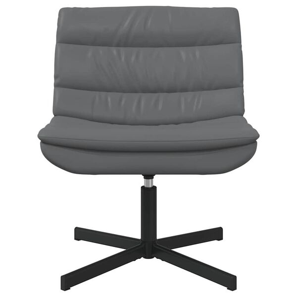 vidaXL Sedia girevole Grigio 63 x 75 x 76 cm PU
