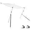 vidaXL Set Estensione Tendalino a T Bianco 174x205x(115-194) cm