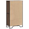 vidaXL Credenza Rovere Marrone 79,5x35,5x137,5 cm in Legno Multistrato