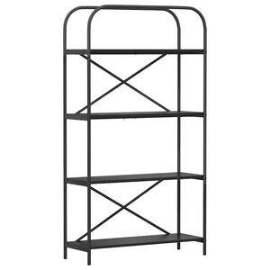 vidaXL Libreria 4 livelli 80 x 30 x 146 cm Legno ingegnerizzato