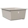 vidaXL Lavello da cucina Beige 38 x 44 x 20 cm Granito