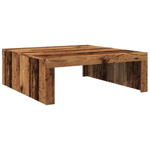 vidaXL Tavolino Salotto Legno Antico 100x100x35 cm in Truciolato