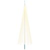 vidaXL Luci per albero di Natale con picchetti e asta per bandiera