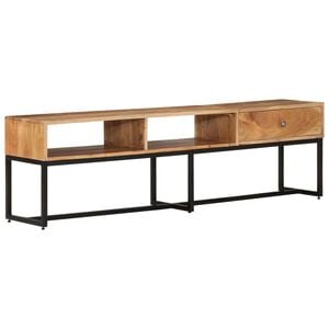 vidaXL Mobile Porta TV 160x30x45 cm in Legno Massello di Acacia