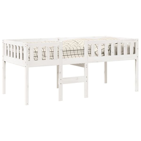 vidaXL Letto per Bambini senza Materasso Bianco 80x200cm Massello Pino