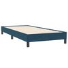 vidaXL Letto a Molle senza Materasso Blu Scuro 90x220 cm Velluto