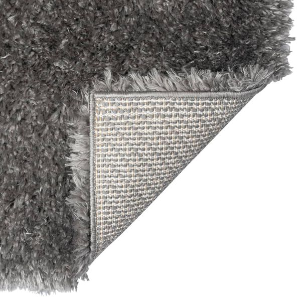 vidaXL Tappeto Shaggy a Pelo Lungo Antracite 80x150 cm 50 mm
