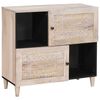 vidaXL Credenza Bianco Sbiancato 80 x 33 x 75 cm