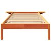 vidaXL Struttura del letto Marrone cerato 90 x 190 cm Pino massello