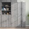 vidaXL Credenza Grigio Cemento 45x42,5x185 cm in Legno Ingegnerizzato